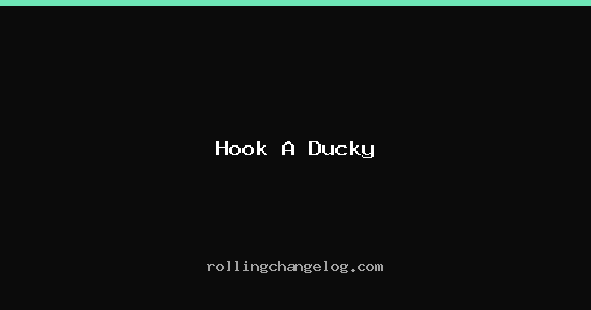 Hook A Ducky cover
