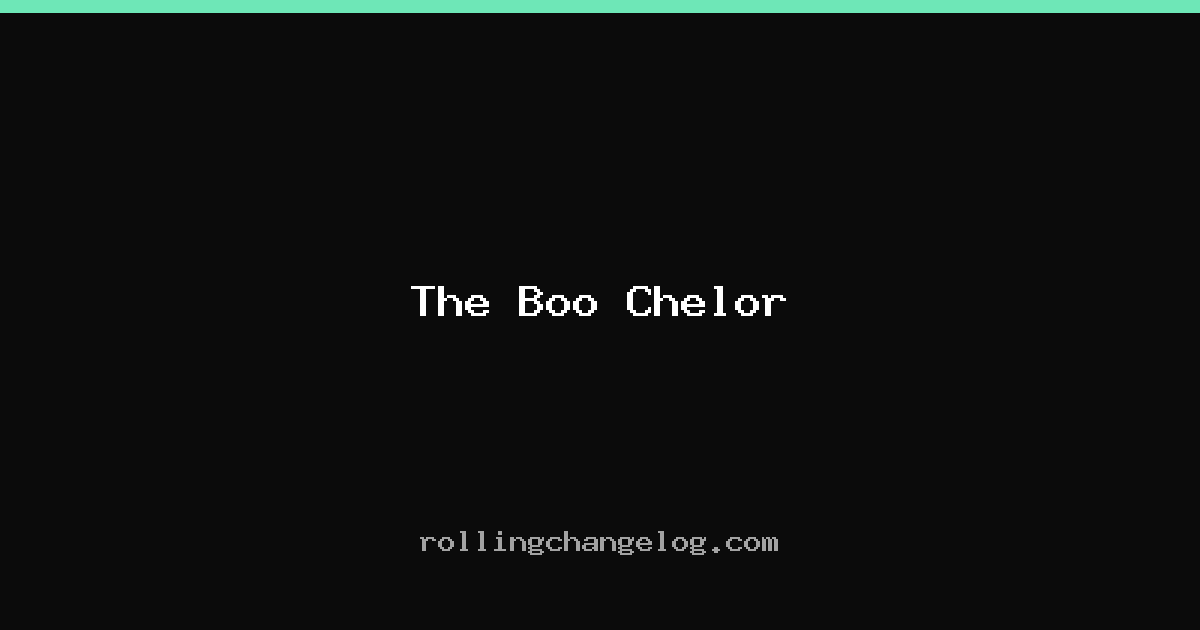 The Boo Chelor cover
