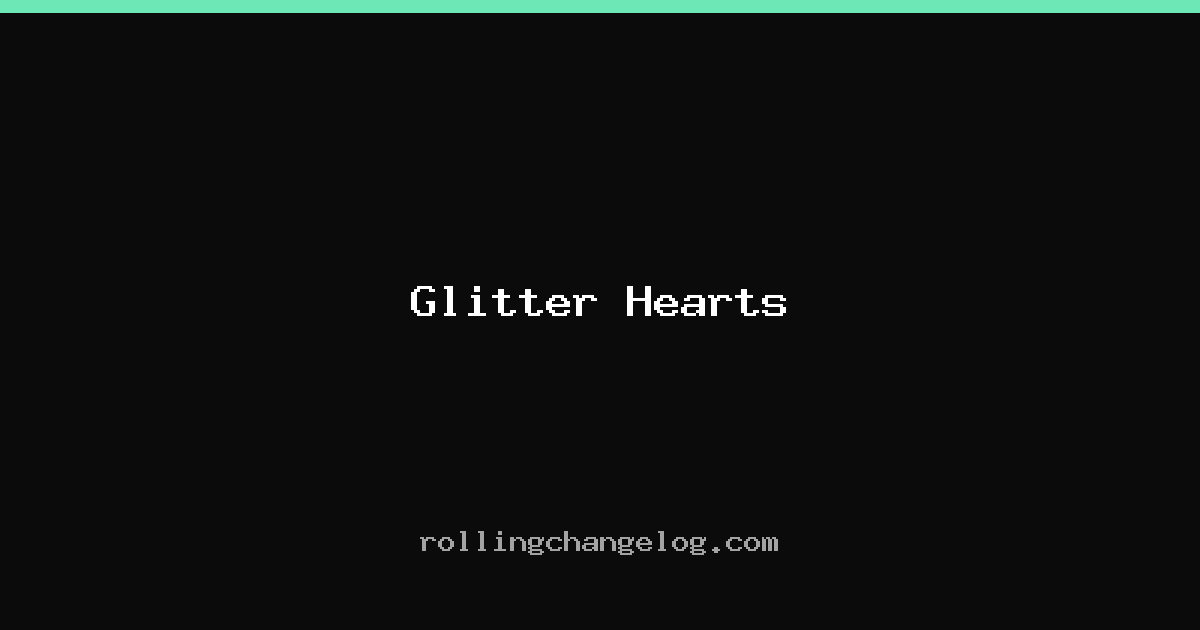 Glitter Hearts cover