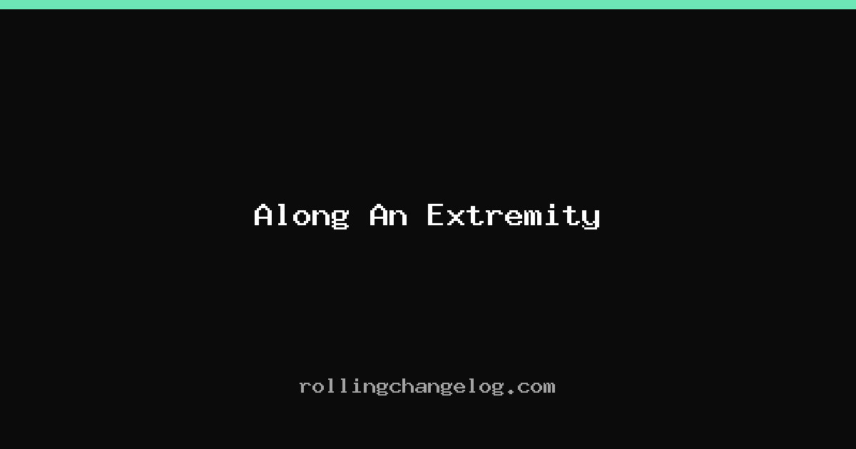 Along An Extremity cover