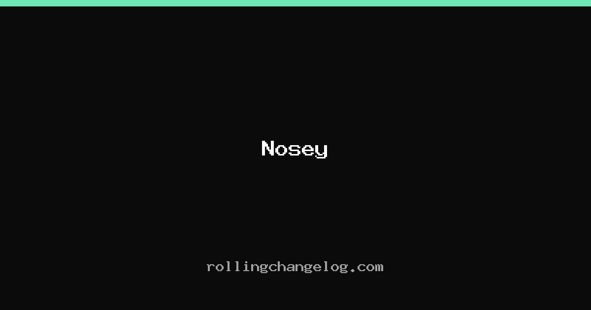 Nosey cover