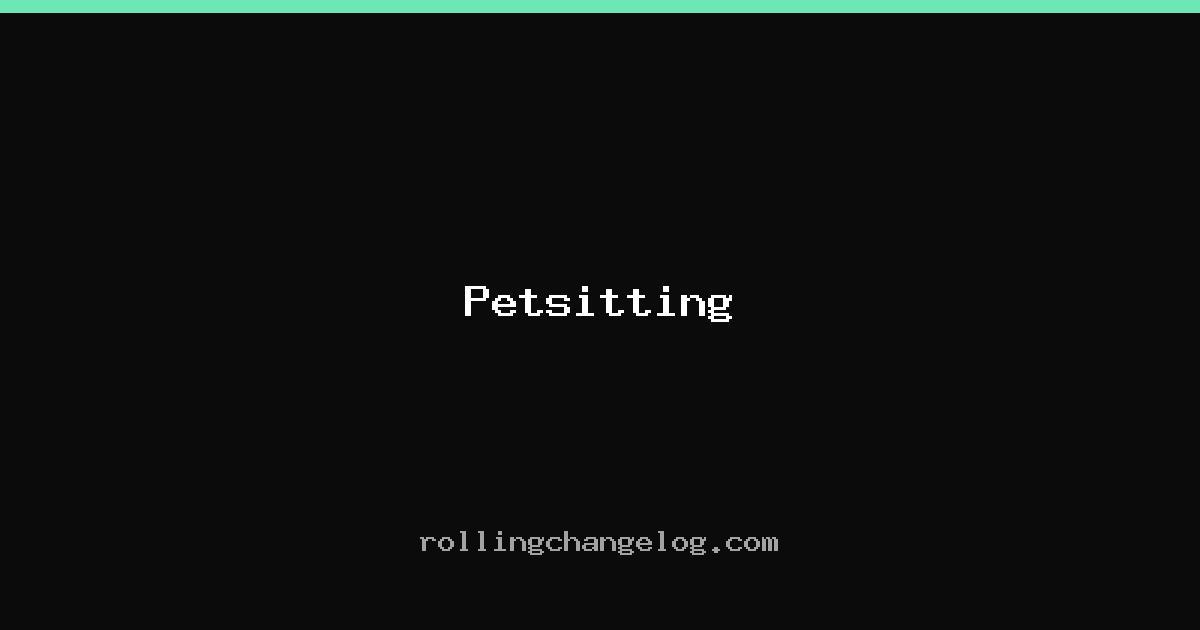 Petsitting cover
