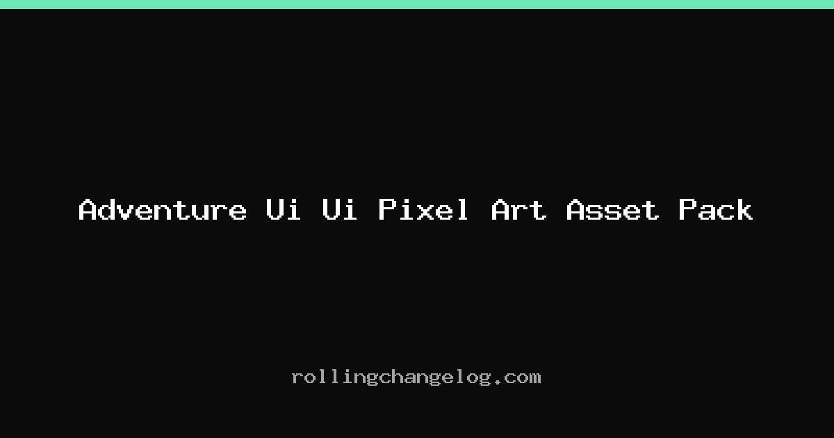 Adventure Ui Ui Pixel Art Asset Pack cover