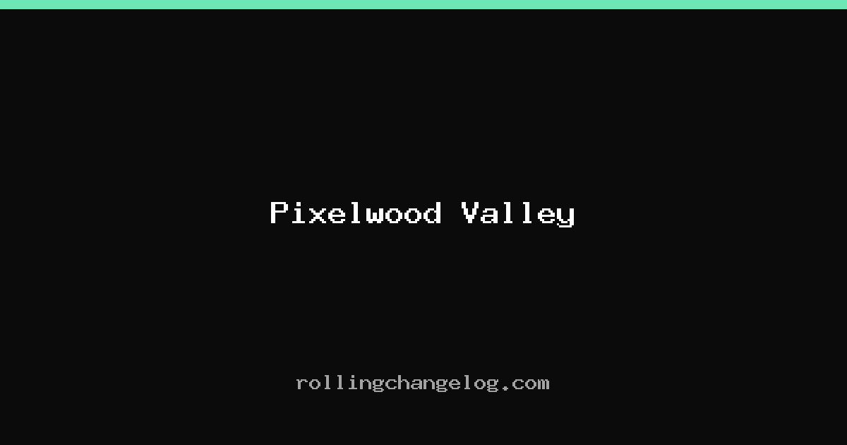 Pixelwood Valley cover