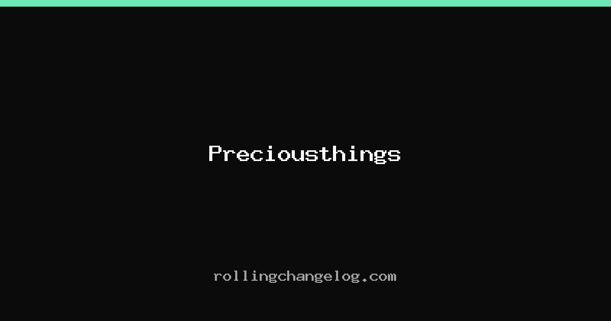 Preciousthings cover