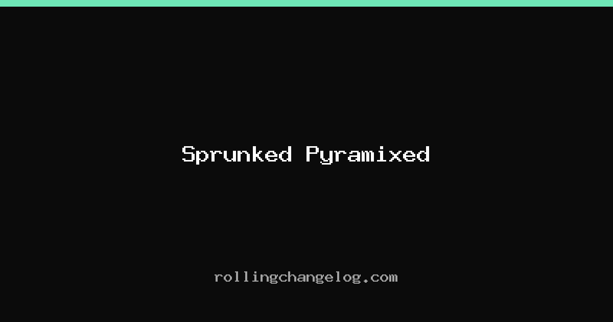 Sprunked Pyramixed cover