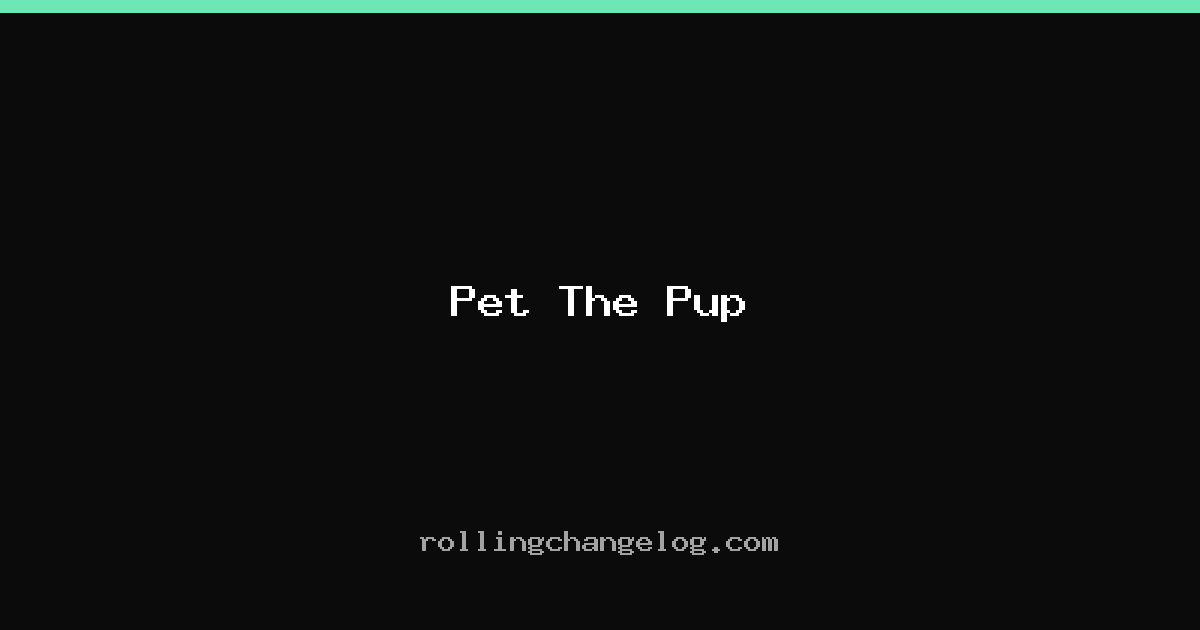 Pet The Pup cover