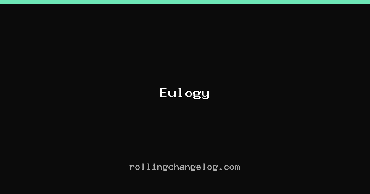 Eulogy cover