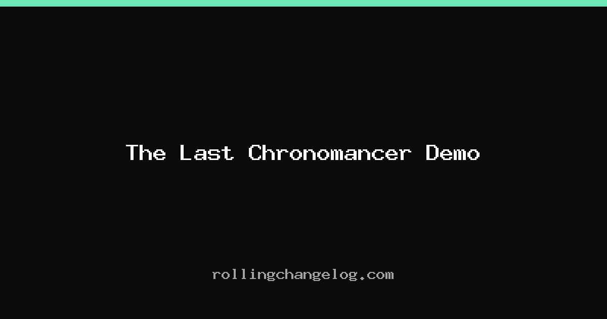 The Last Chronomancer Demo cover