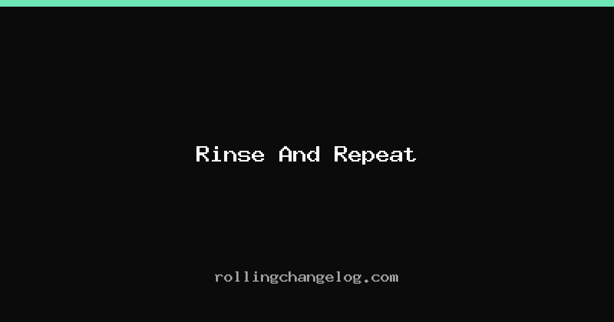 Rinse And Repeat cover