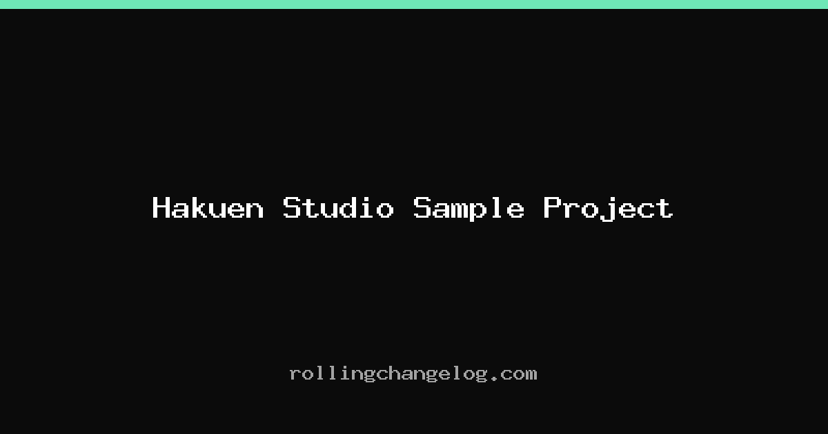 Hakuen Studio Sample Project cover
