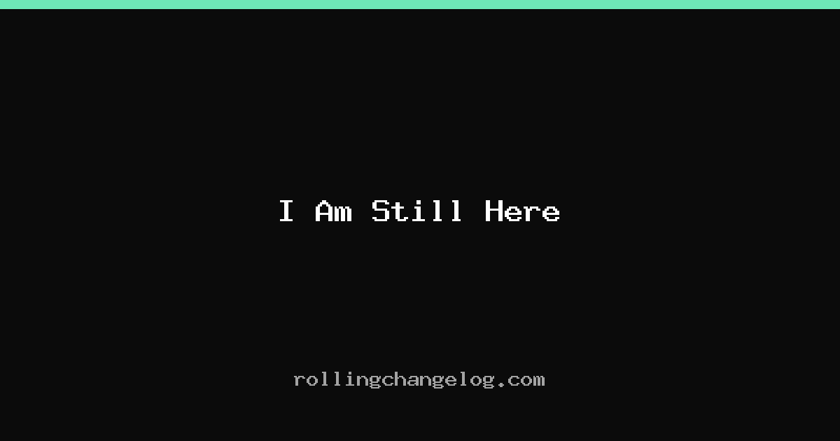I Am Still Here cover