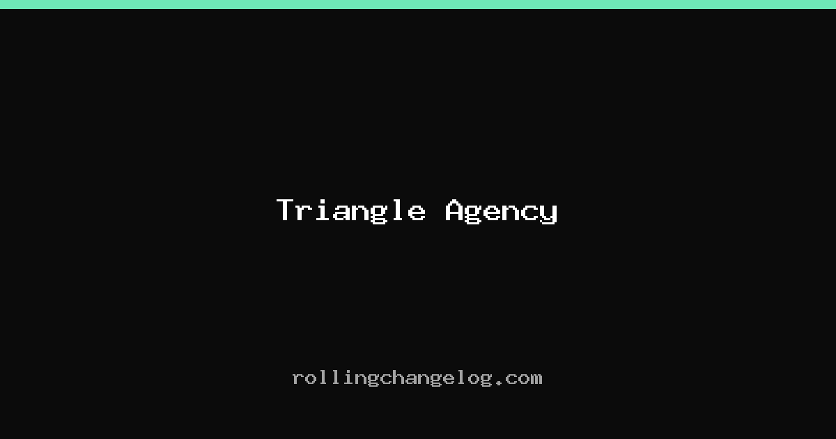Triangle Agency cover