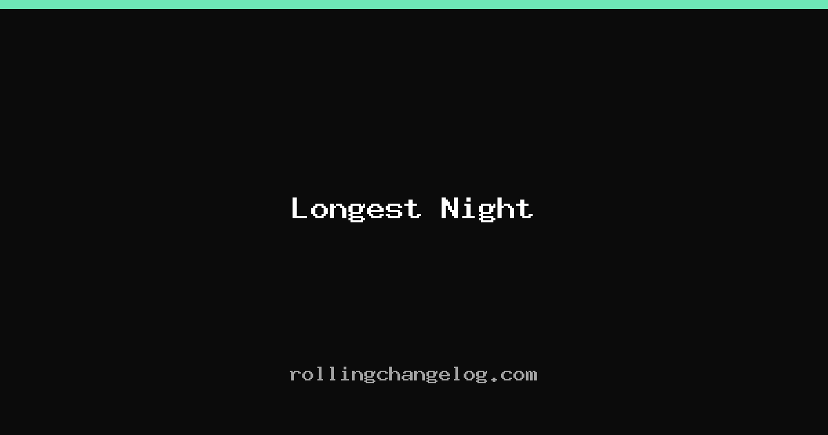 Longest Night cover