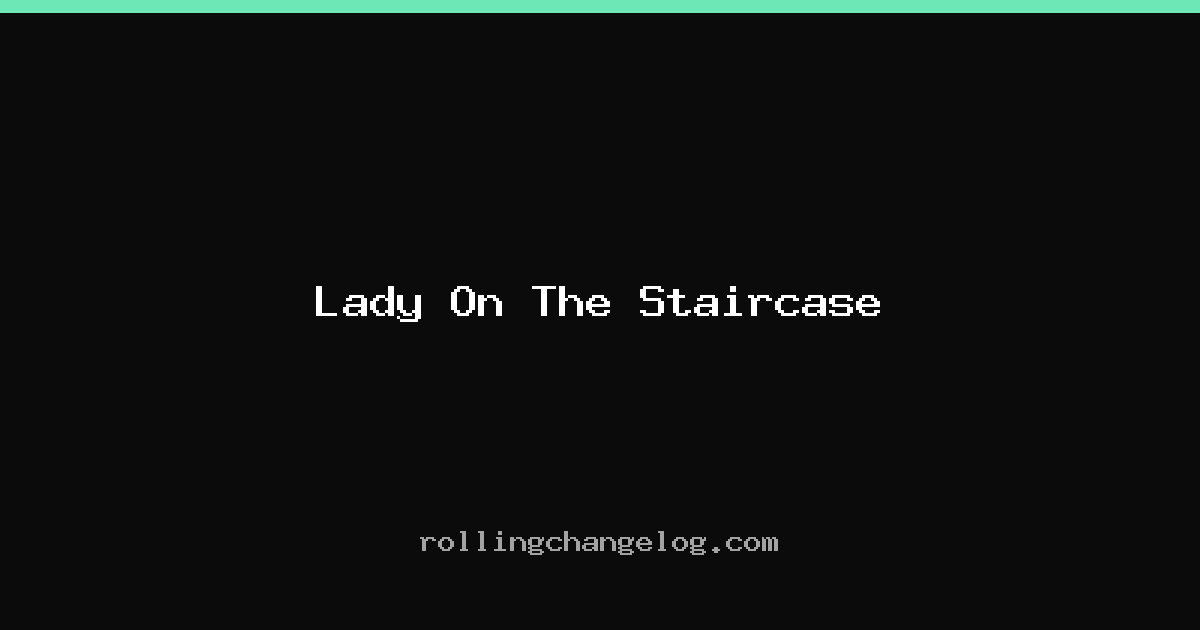 Lady On The Staircase cover