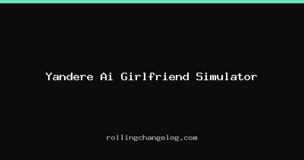 Yandere Ai Girlfriend Simulator cover