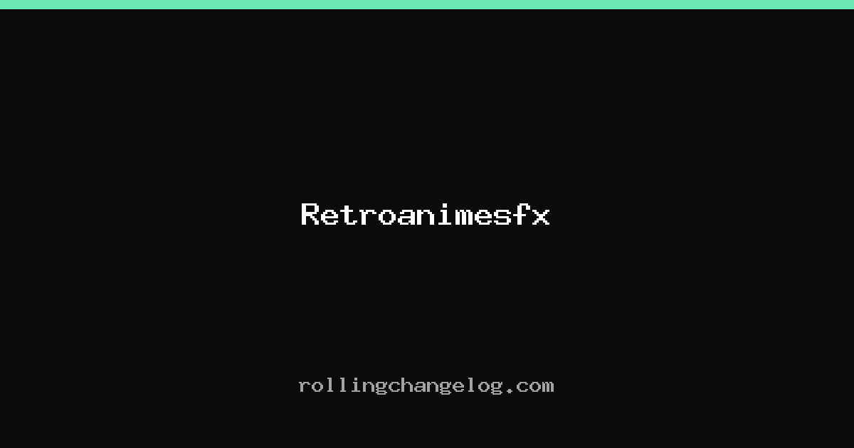 Retroanimesfx cover