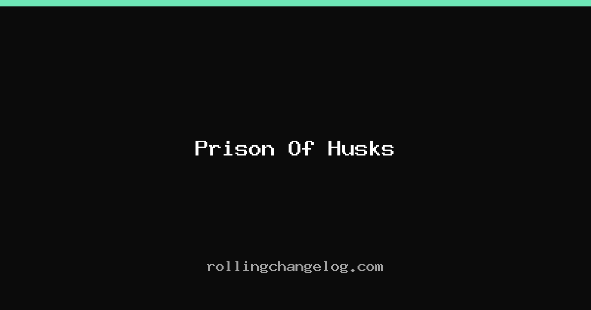 Prison Of Husks cover