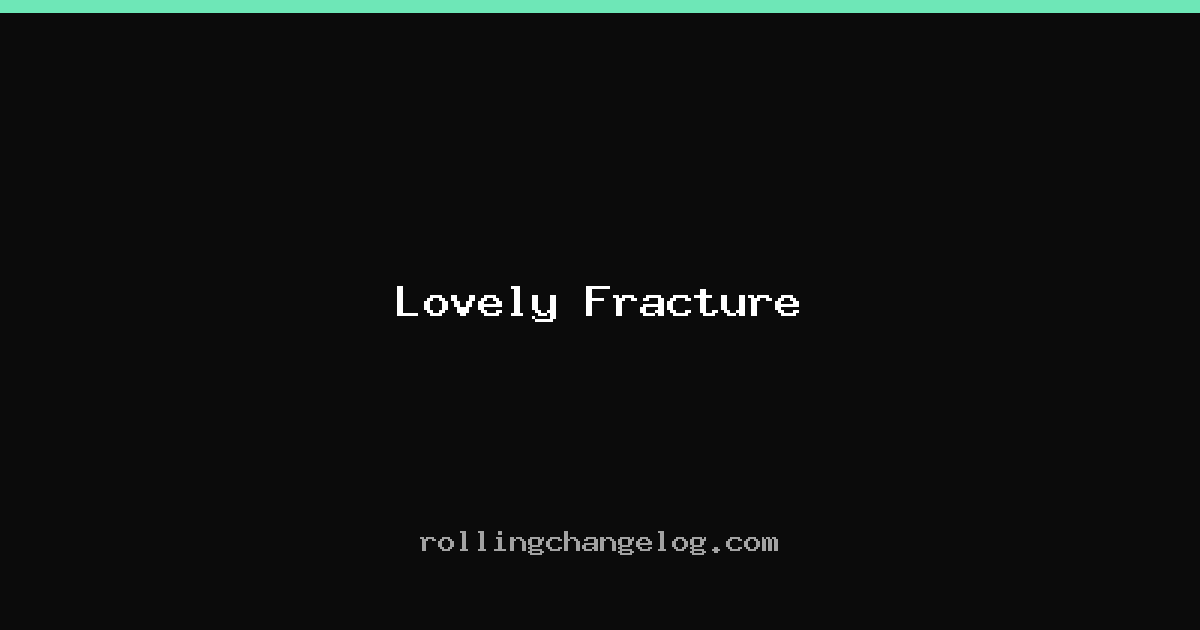 Lovely Fracture cover