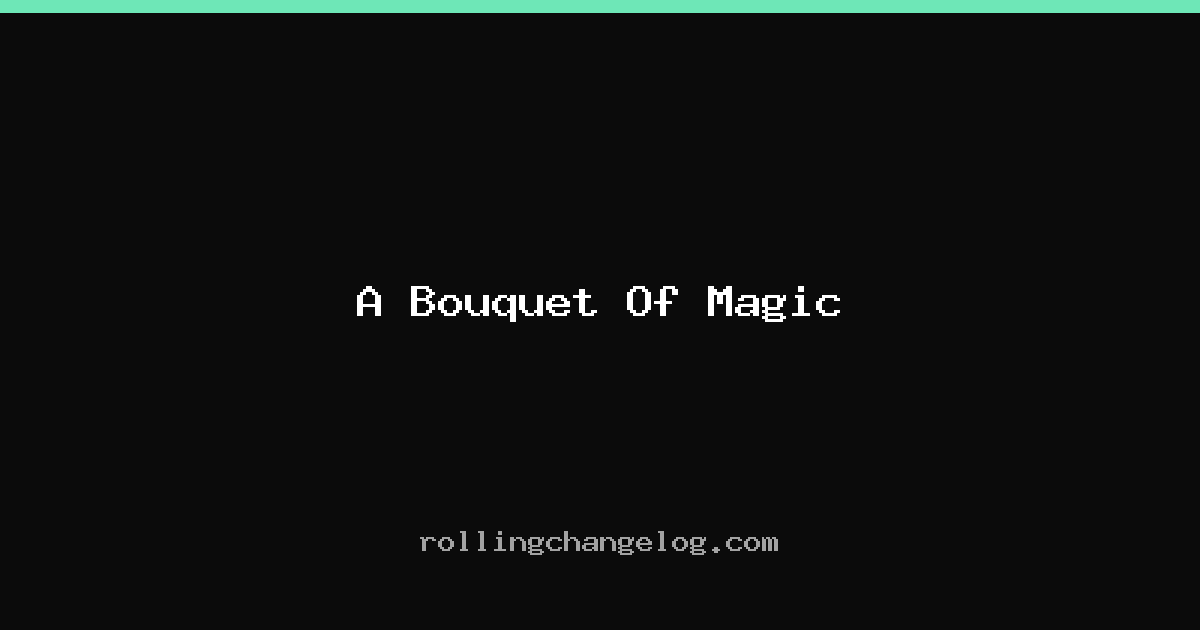 A Bouquet Of Magic cover