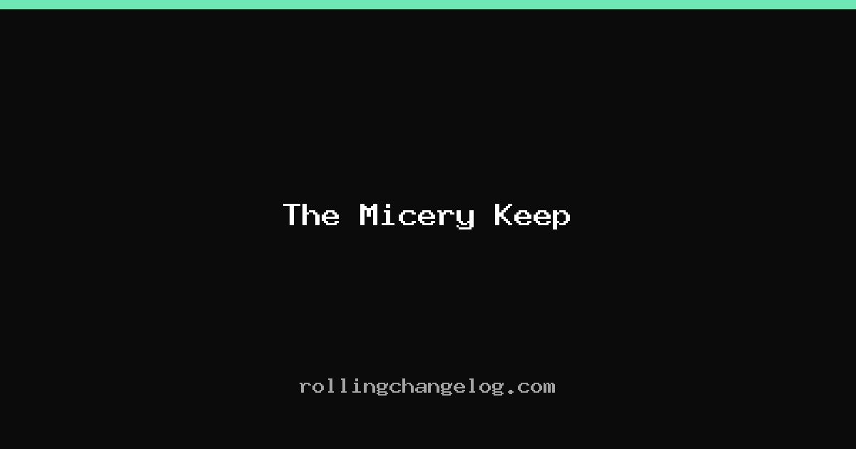 The Micery Keep cover