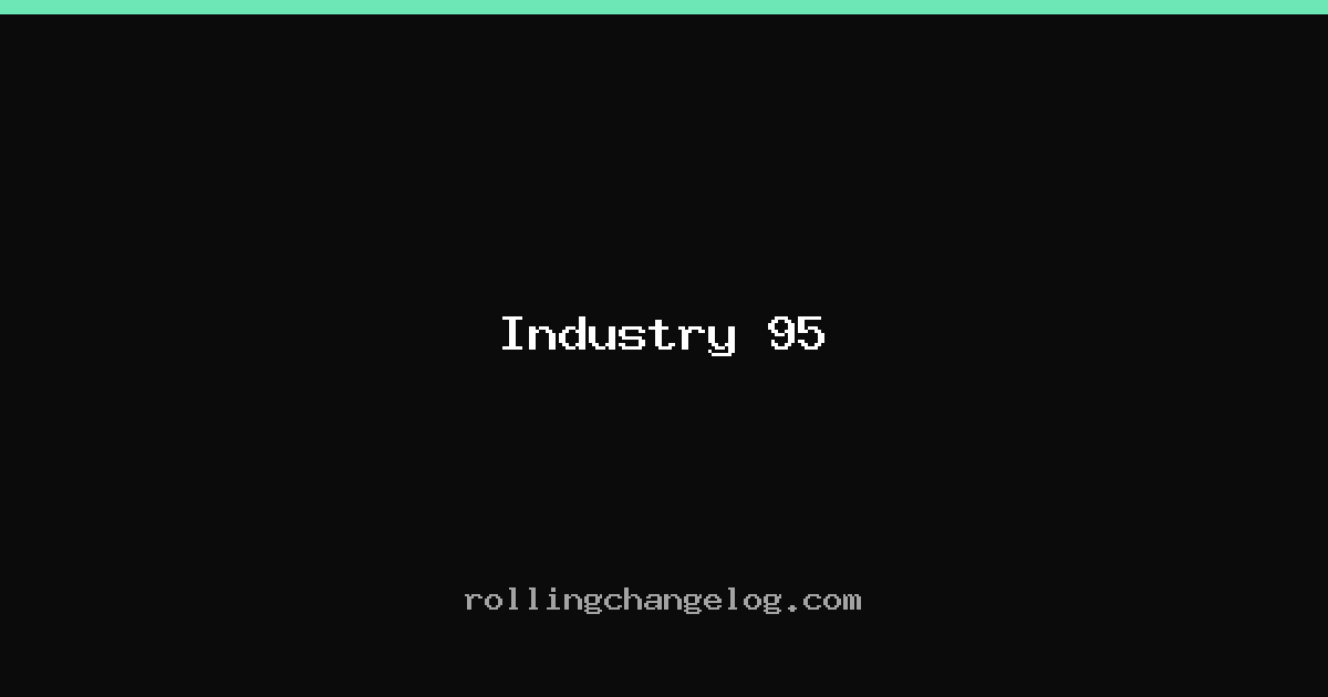 Industry 95 cover