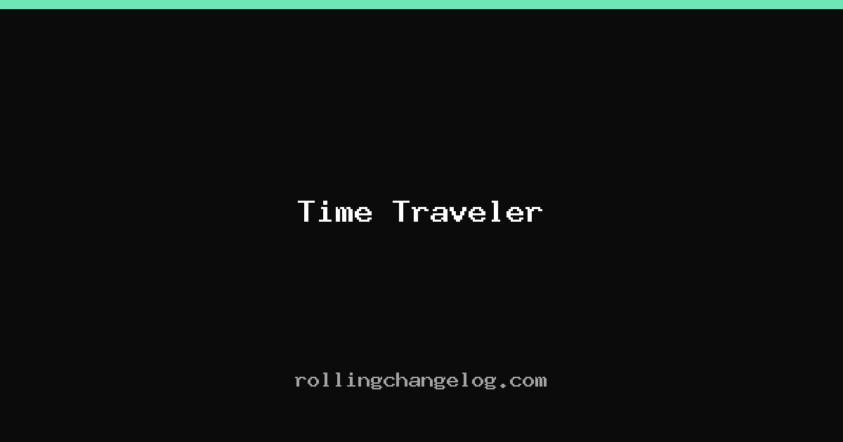 Time Traveler cover