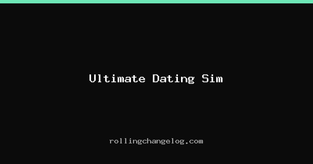 Ultimate Dating Sim cover