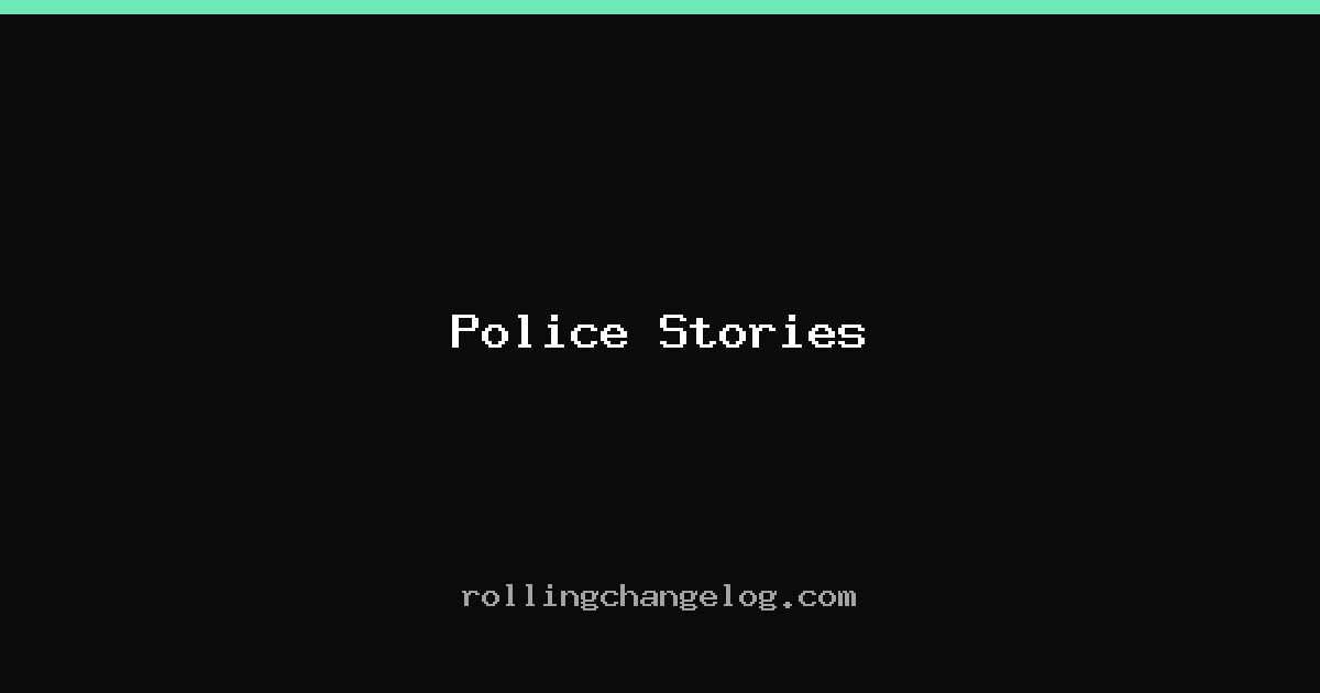 Police Stories cover