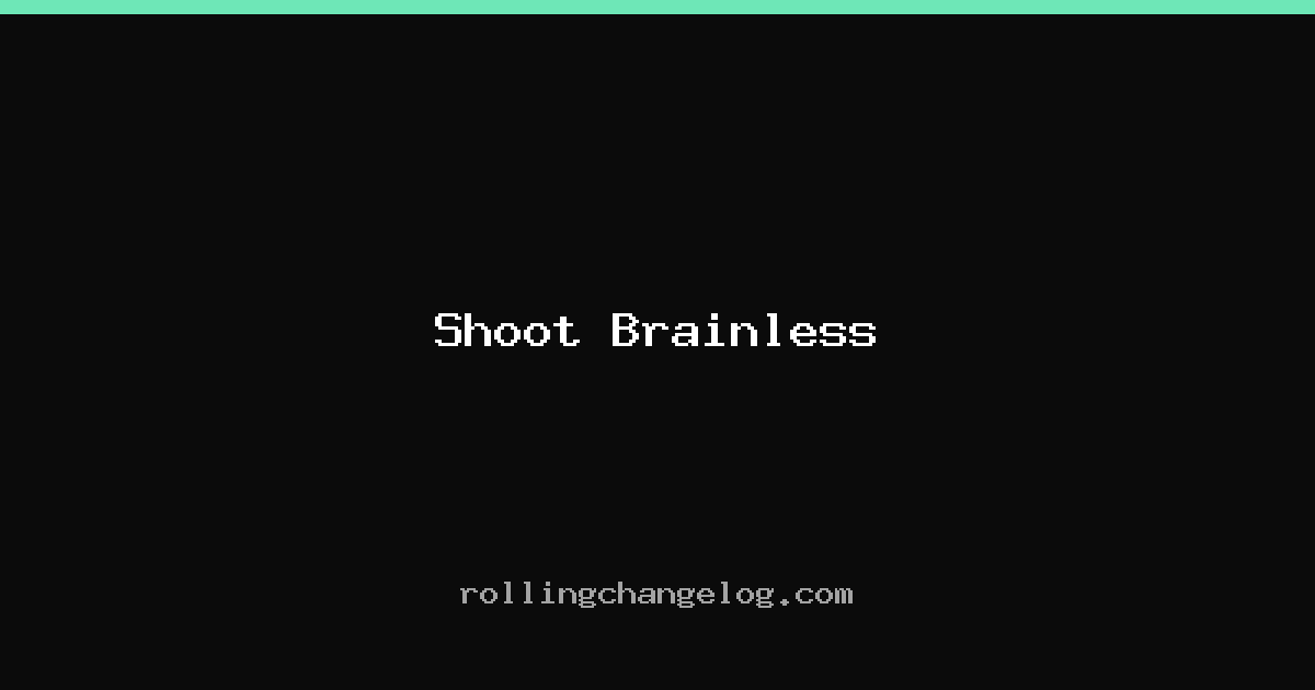 Shoot Brainless cover