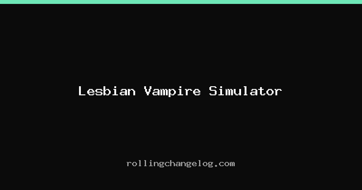 Lesbian Vampire Simulator cover