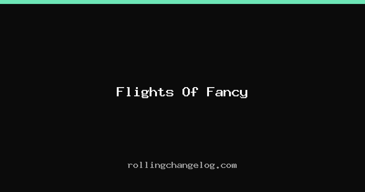 Flights Of Fancy cover