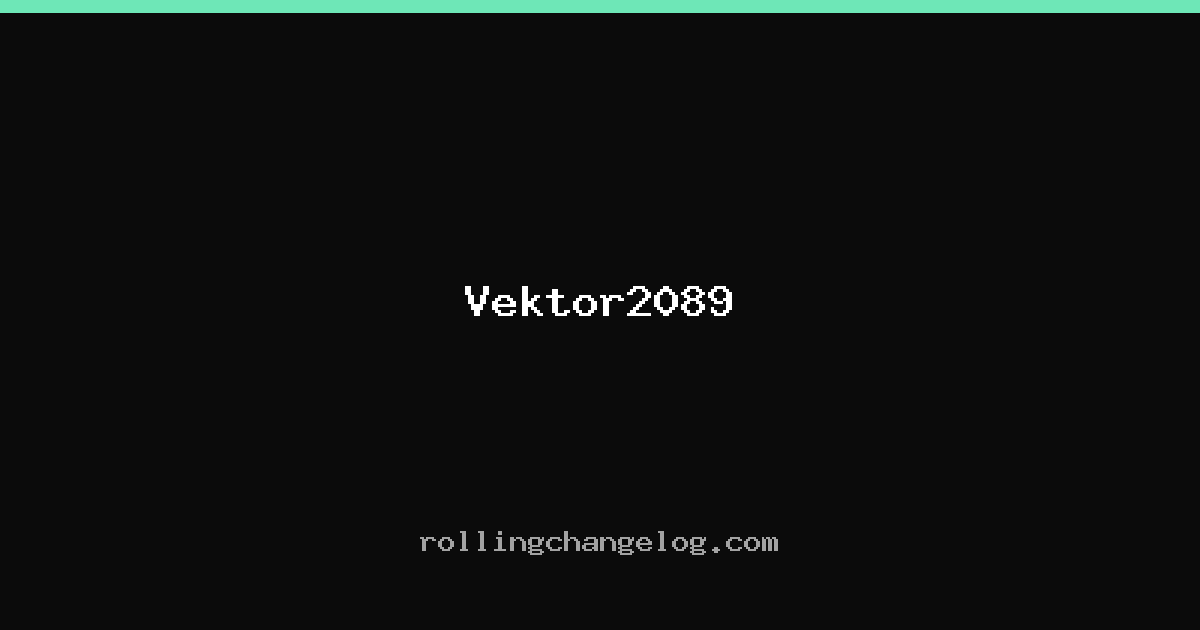 Vektor2089 cover