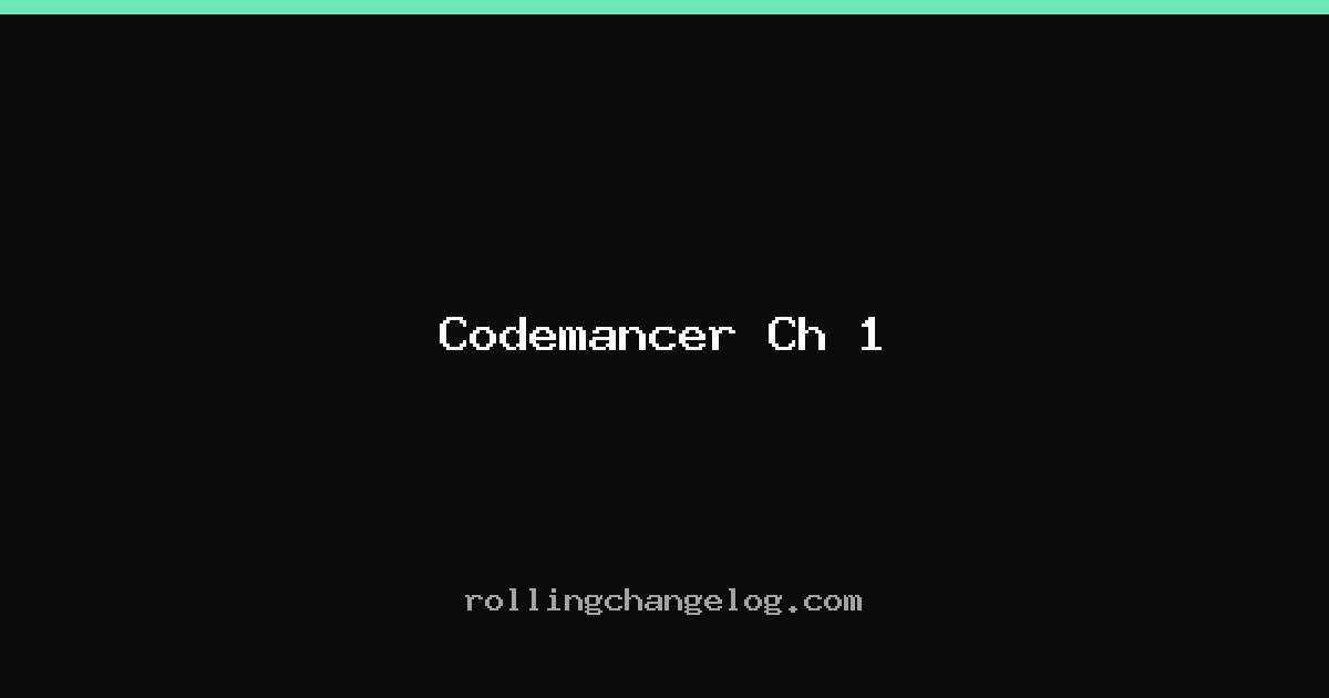 Codemancer Ch 1 cover
