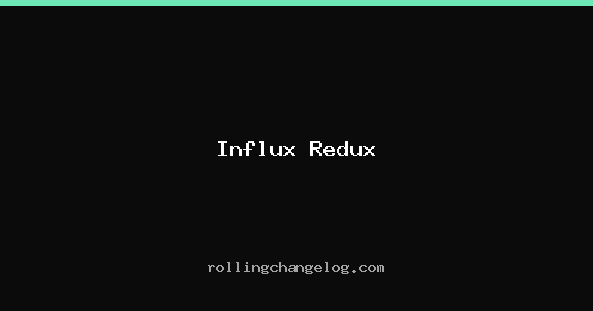 Influx Redux cover