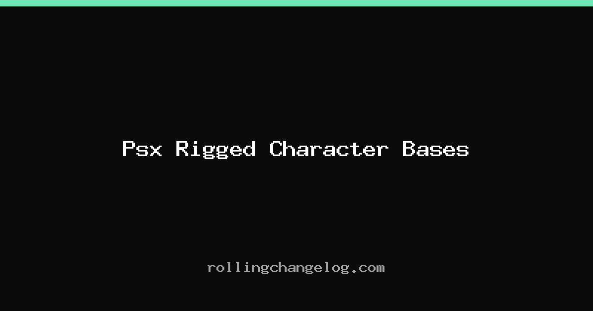 Psx Rigged Character Bases cover
