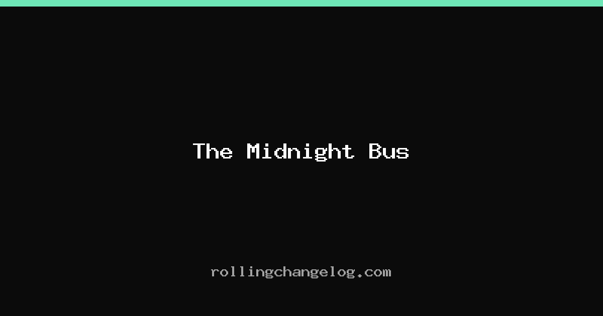 The Midnight Bus cover