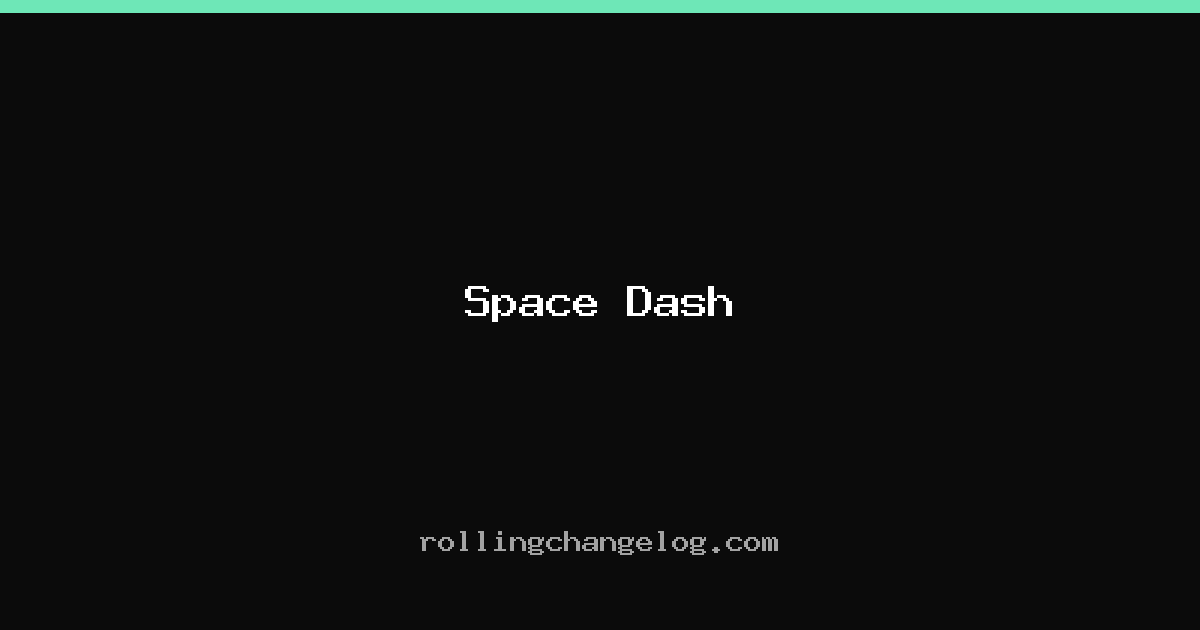 Space Dash cover