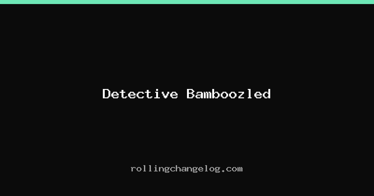 Detective Bamboozled cover