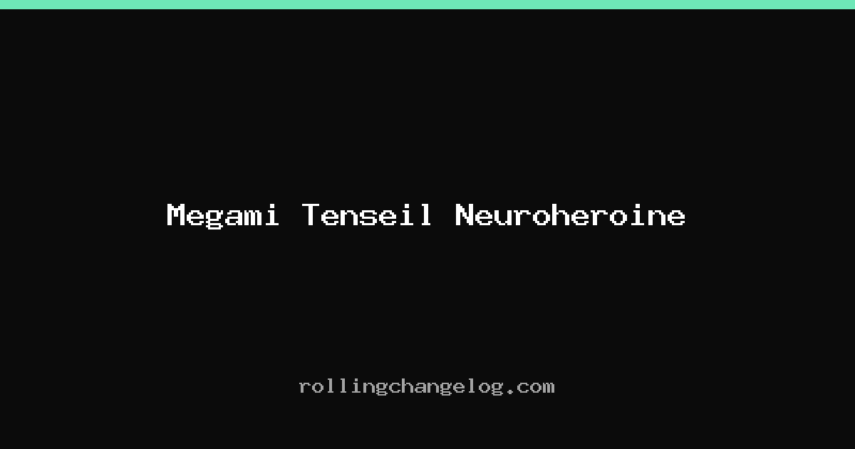 Megami Tenseil Neuroheroine cover