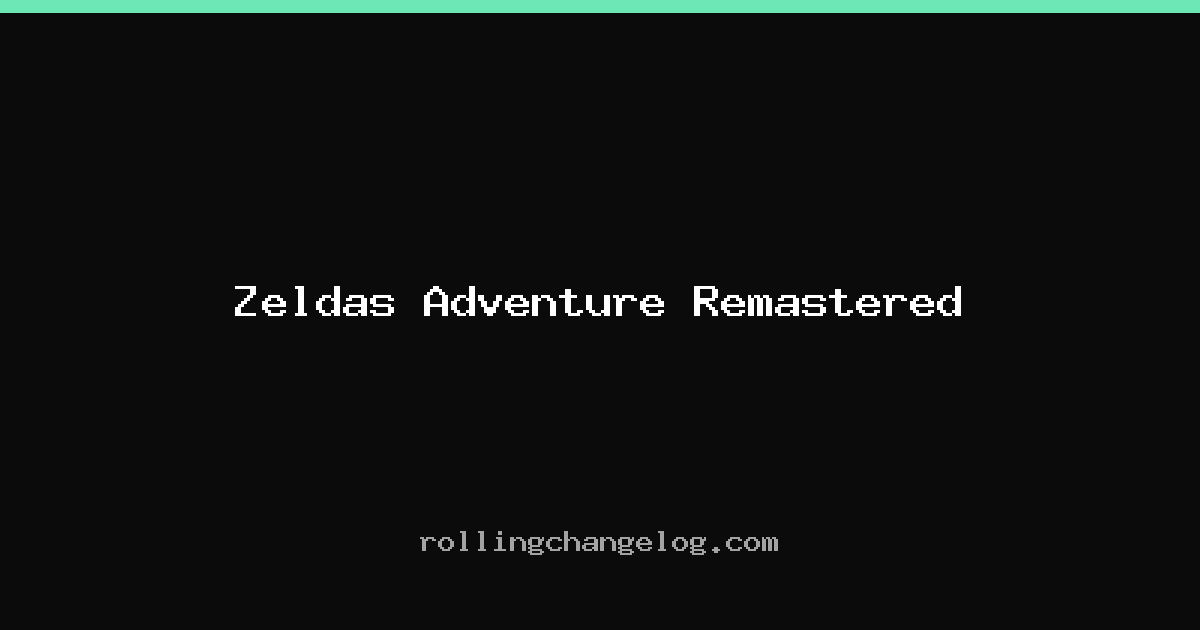 Zeldas Adventure Remastered cover