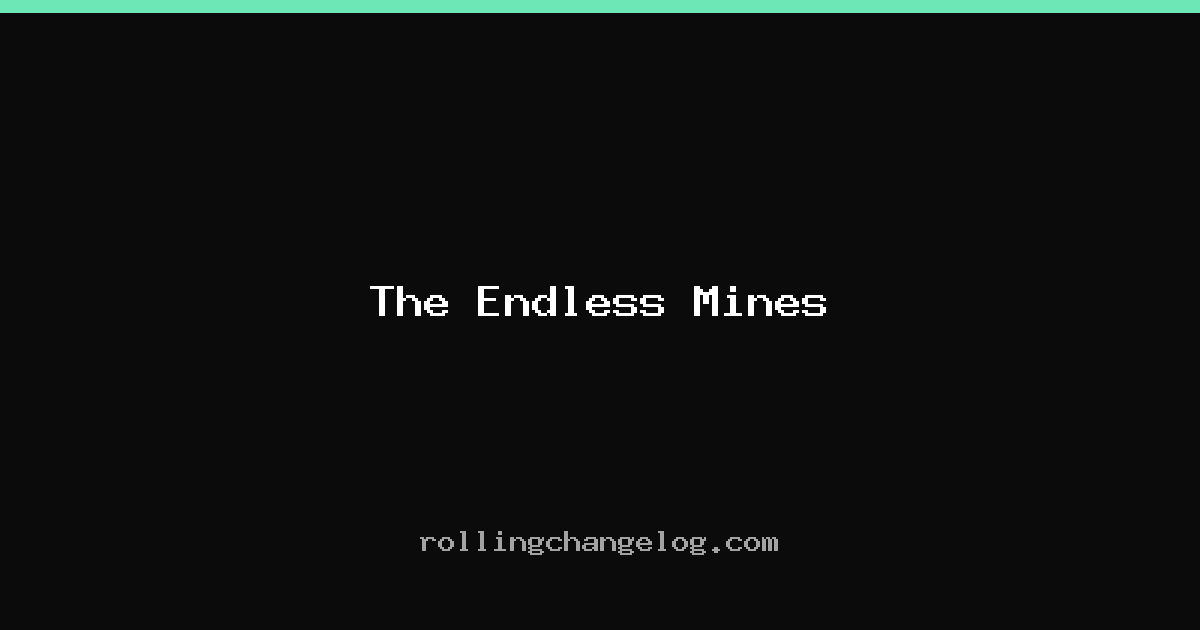 The Endless Mines cover