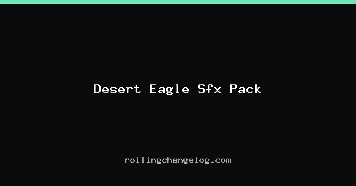 Desert Eagle Sfx Pack cover