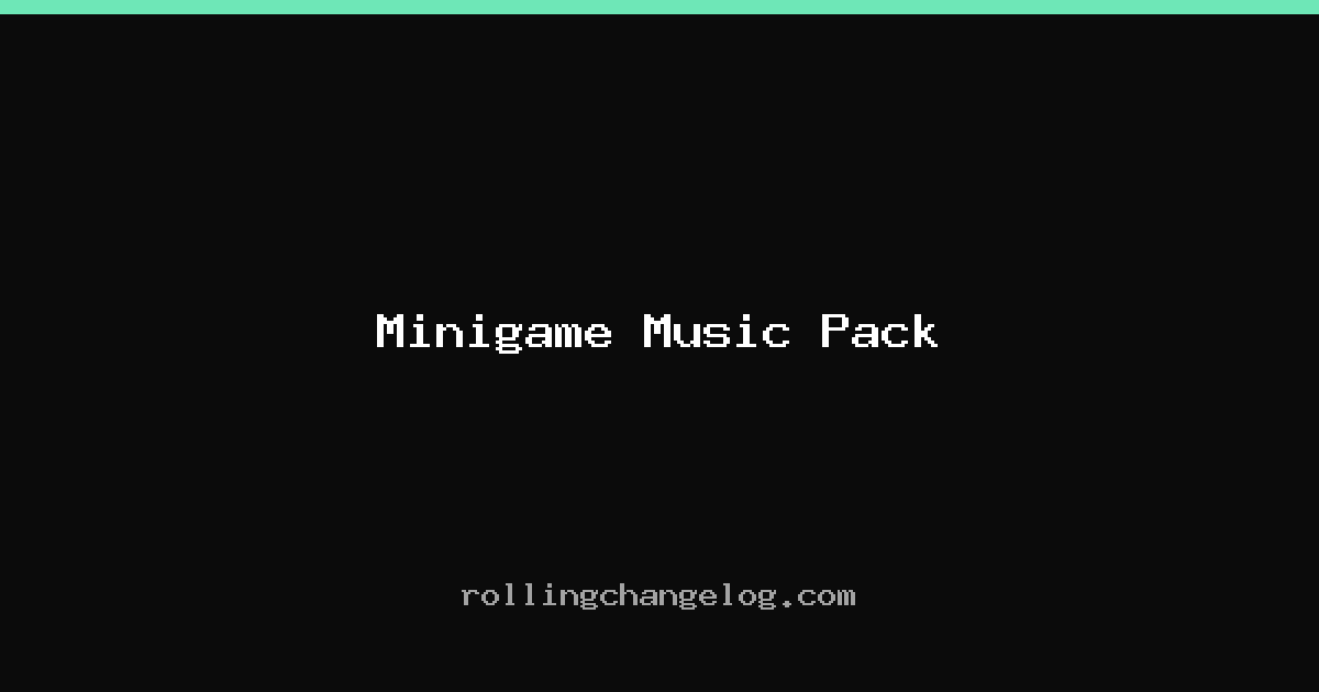 Minigame Music Pack cover