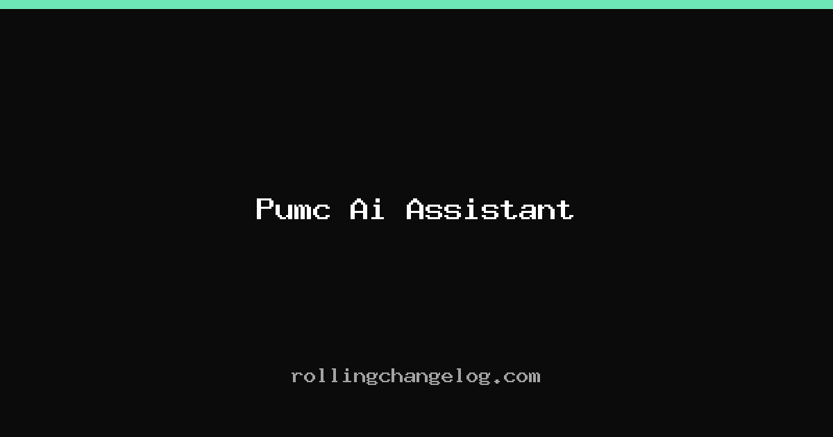 Pumc Ai Assistant cover