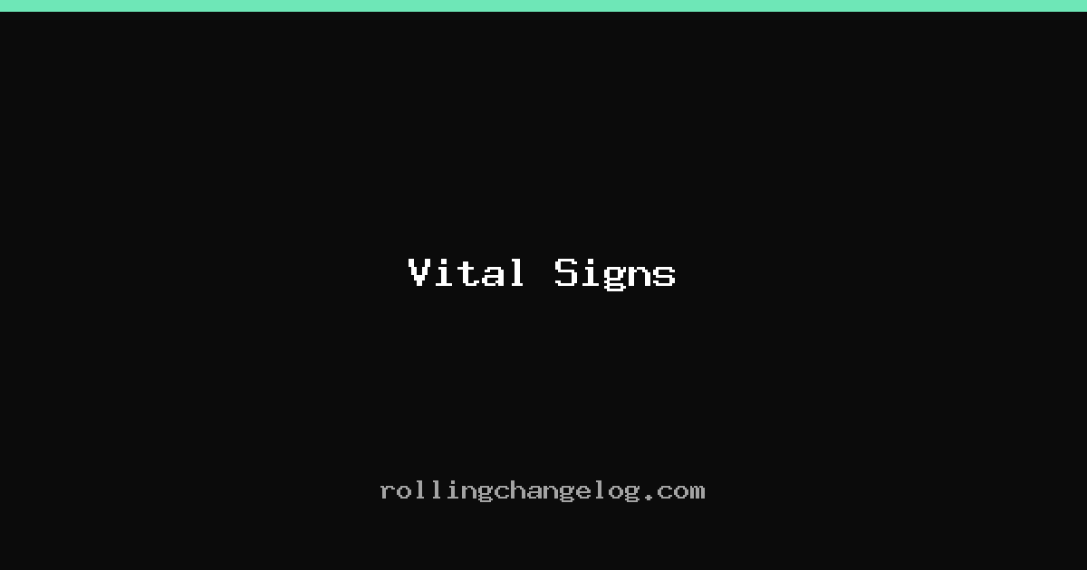 Vital Signs cover