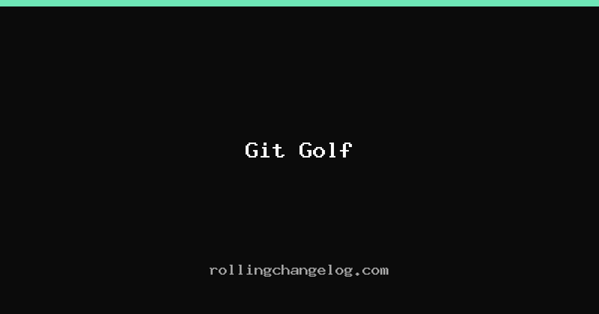 Git Golf cover