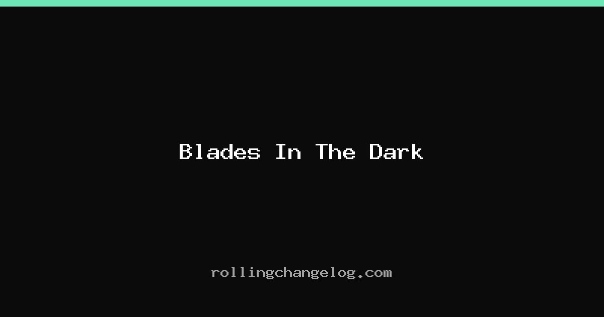 Blades In The Dark cover