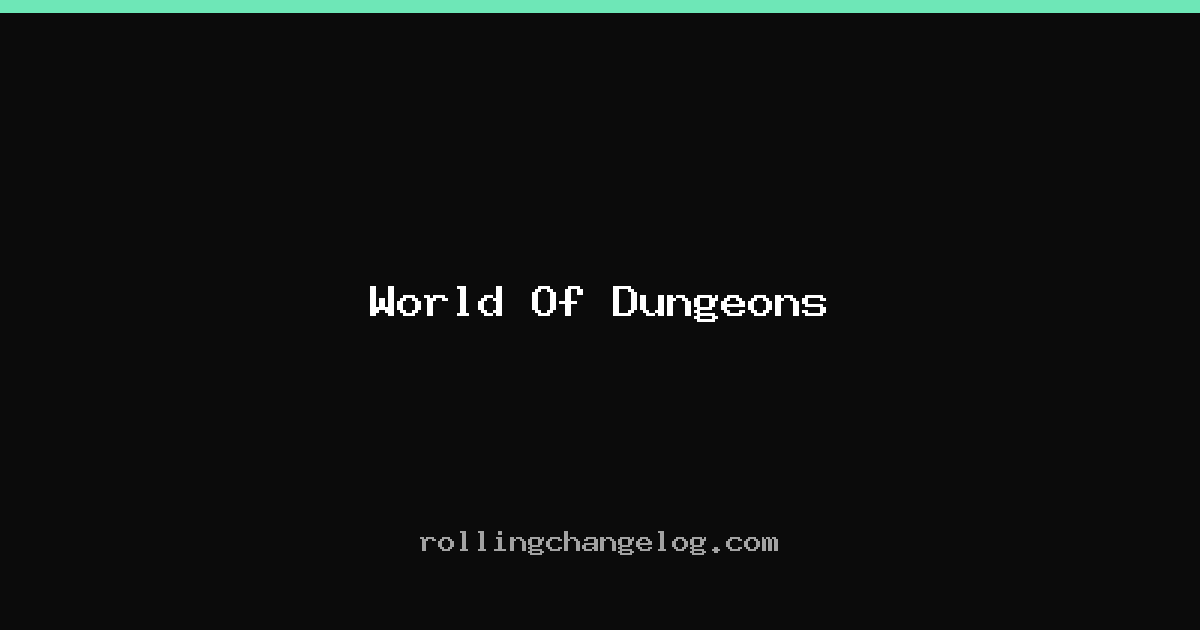 World Of Dungeons cover
