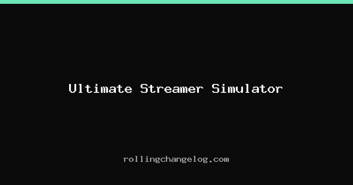 Ultimate Streamer Simulator cover